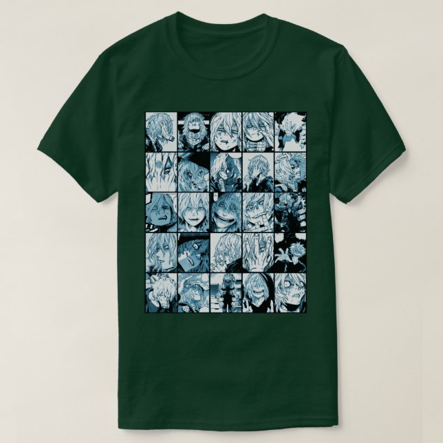 Shigaraki Collage färg version T Shirt (Design framsida)