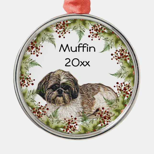 Shih Tsu Circle Ornament (Framsidan)