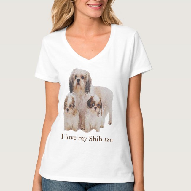 Shih-tsu T Shirt (Framsida)