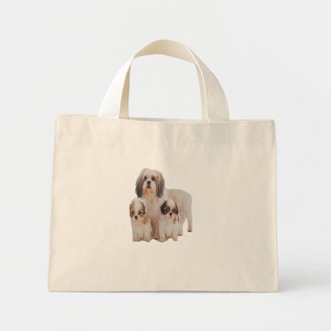 Shih tsu-valpar mini tygkasse (Framsidan)