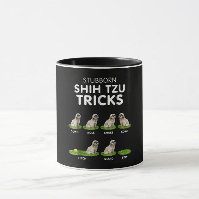 Shih Tzu Älskare | Funny Shih Tzu Trick Hund Kärle Mugg (Center)
