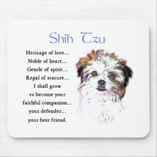 Shih Tzu Älskare Gifts Musmatta