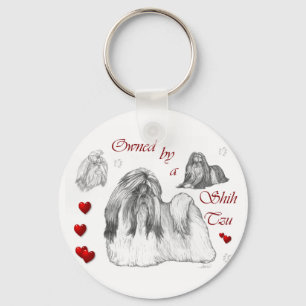 Shih Tzu Älskare Gifts Nyckelring