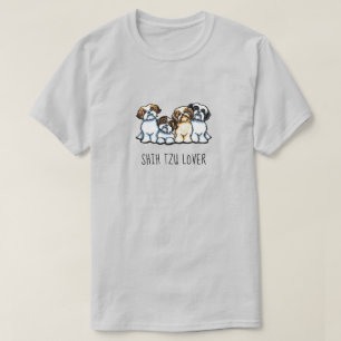 Shih Tzu Älskare Personlig T Shirt