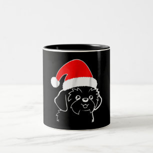 Shih Tzu Älskare  Shih Tzu Ugly jul-gåva Två-Tonad Mugg