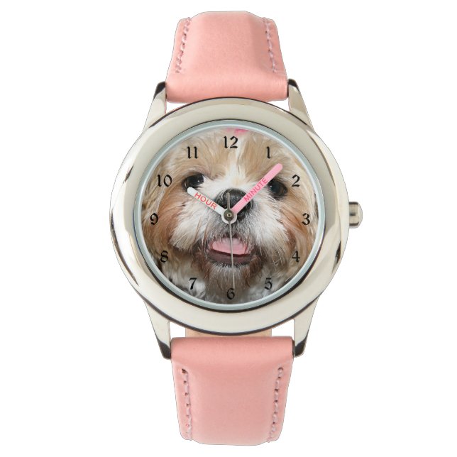 Shih Tzu ansikte Armbandsur (Framsida)