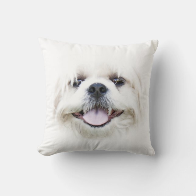 Shih Tzu ansikte Kudde (Framsida)