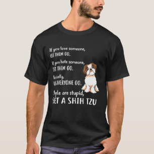 Shih Tzu Apparel Hämta en Shih Tzu Hund T Shirt