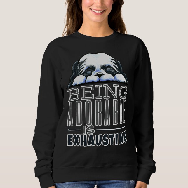 Shih Tzu är beklaglig T Shirt (Framsida)