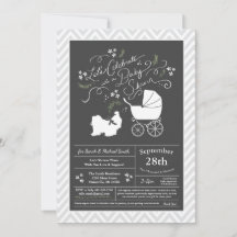 Shih Tzu Baby Shower Gender Neutral