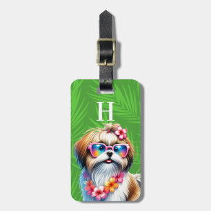 Shih Tzu Bagage Tag Bagagebricka