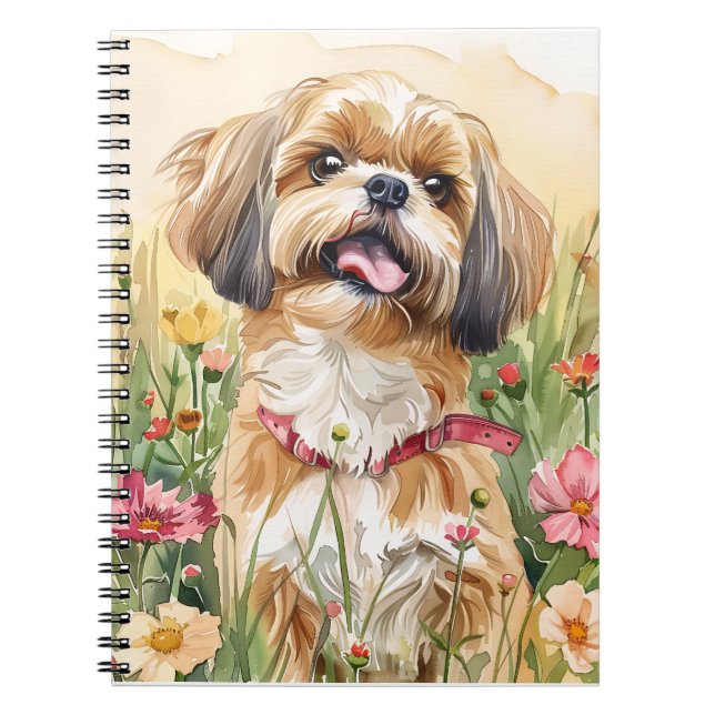 Shih Tzu bärbar dator - Cute Hund bärbar dator Anteckningsbok (Framsidan)