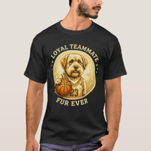 Shih Tzu Basketmaskot – Trogen Lagkamrat T Shirt