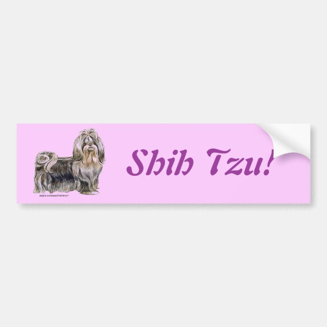 Shih Tzu Bildekal (Framsidan)