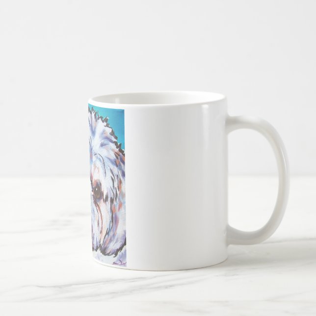Shih Tzu blått Kaffemugg (Höger)