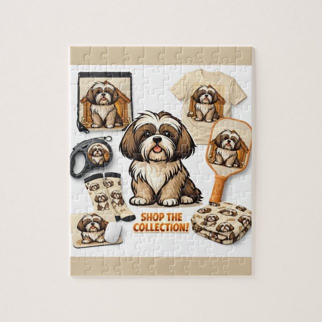 Shih Tzu Boutique Kollektion Pussel  ("A whole world of Shih Tzu charm in one puzzle")