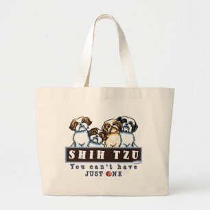 Shih Tzu Cant har bara en Jumbo Tygkasse
