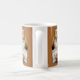 Shih Tzu Chocolate Mug – Cute Dog & Hot Cocoa  Kaffemugg