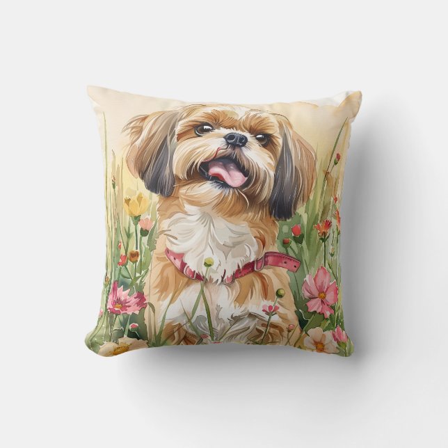 Shih Tzu Dekorativ kudde (Framsida)