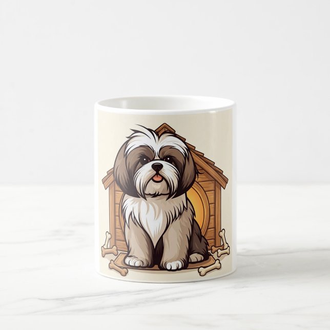 Shih Tzu Dog House  Kaffemugg (Skapare uppladdad)