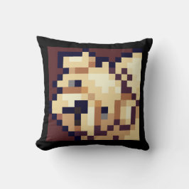 Shih Tzu dog. Pixel Art, pixelart Kudde