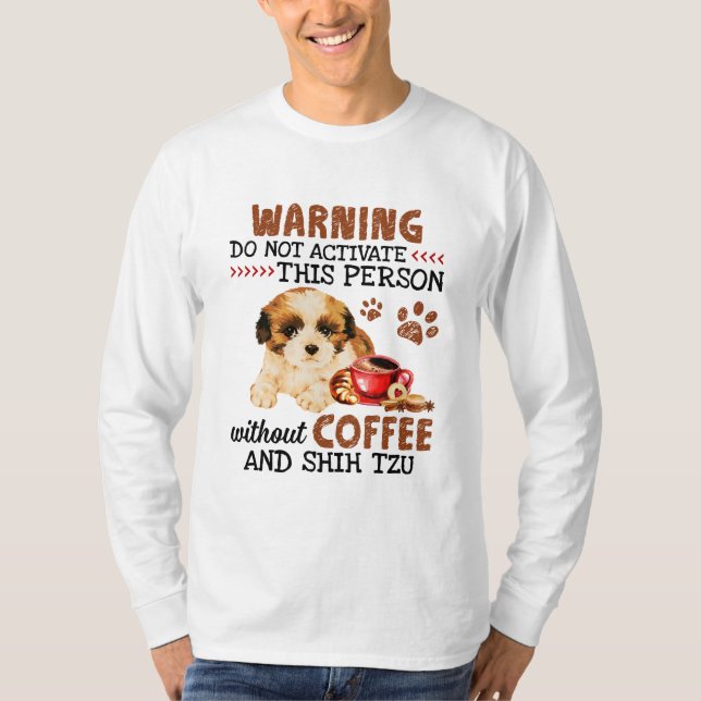 Shih Tzu Dog T Shirt (Framsida)
