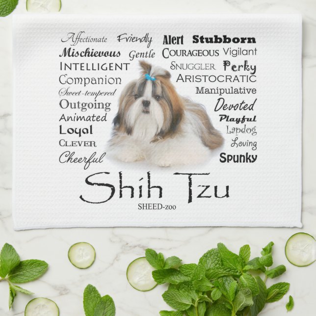 Shih Tzu dragkökshandduk Kökshandduk (Vikta)