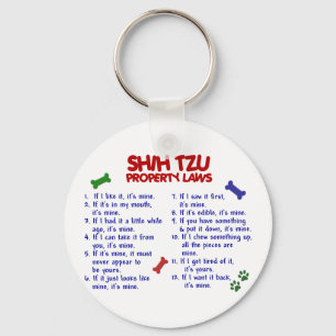 SHIH TZU egendomlagar 2 Nyckelring