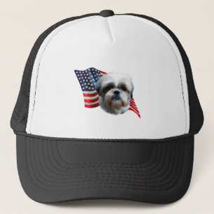 Shih Tzu Flagga Keps