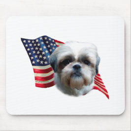 Shih Tzu Flagga Musmatta