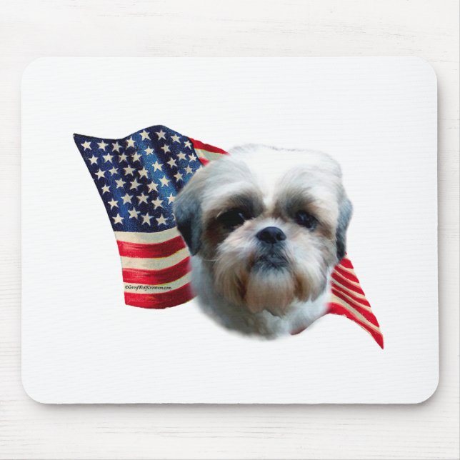 Shih Tzu Flagga Musmatta (Framsidan)