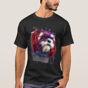 Shih Tzu för ett Shih Tzu Mamma T Shirt