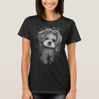 Shih Tzu för ett Shih Tzu Mamma T Shirt