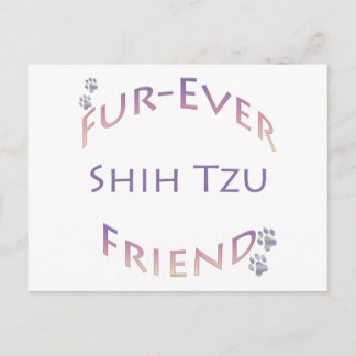Shih Tzu Furever Friend Vykort