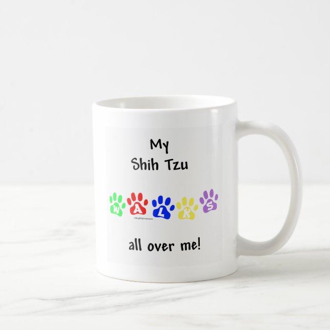 Shih Tzu går över dig Kaffemugg (Höger)