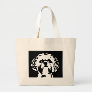 Shih Tzu gåvor - hänga lös Jumbo Tygkasse