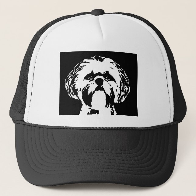 Shih Tzu gåvor - hatt Truckerkeps (Framsida)