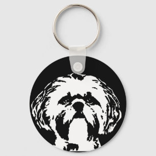 Shih Tzu gåvor - Keychain Nyckelring