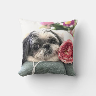 Shih Tzu Girl Dekorativ kudde