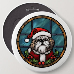 Shih Tzu Glasmosaik Jul Knapp