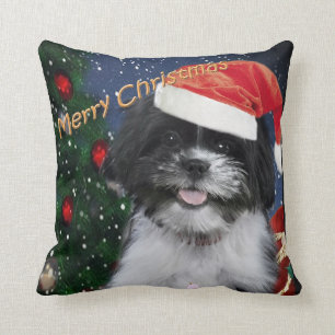 Shih Tzu god jul kudder Kudde