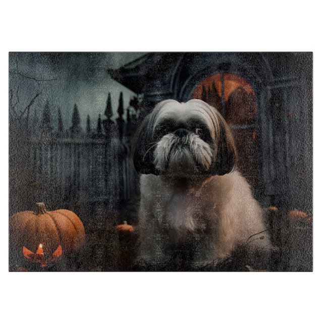 Shih Tzu Halloween Skräckinjagande (Framsidan)