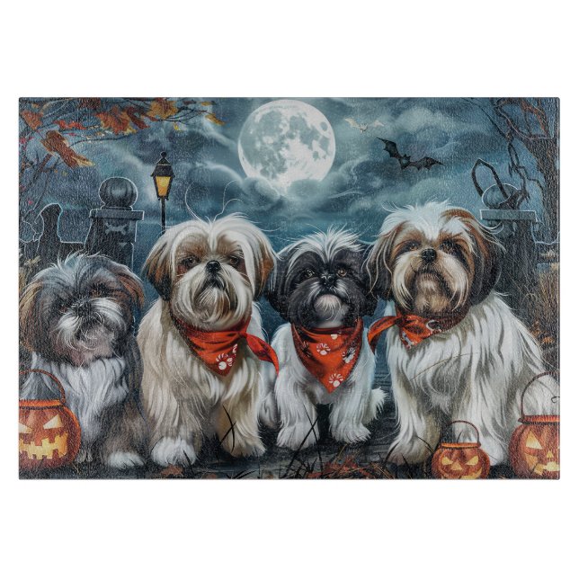 Shih Tzu Halloween Spooky (Framsidan)