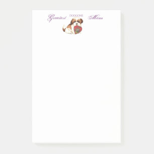 Shih Tzu Heart Mamma Post-it Block