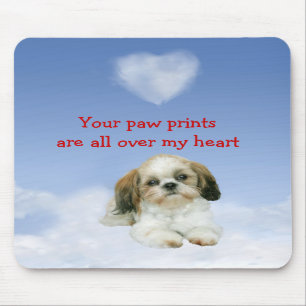 Shih Tzu hjärta Mousepad Musmatta