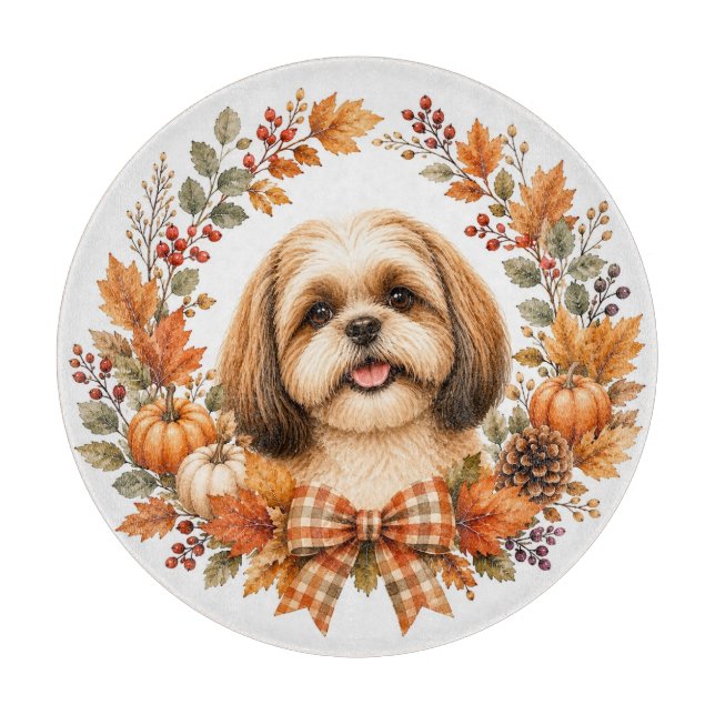 Shih Tzu höstkrans (Framsidan)