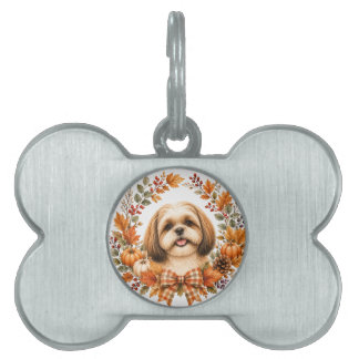 Shih Tzu Höstkrans ID-bricka Husdjur