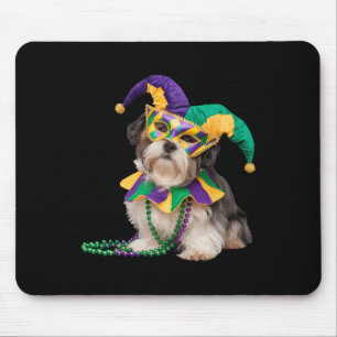 Shih Tzu Hund älskare Cute Mardi Gras Carnival Jes Musmatta
