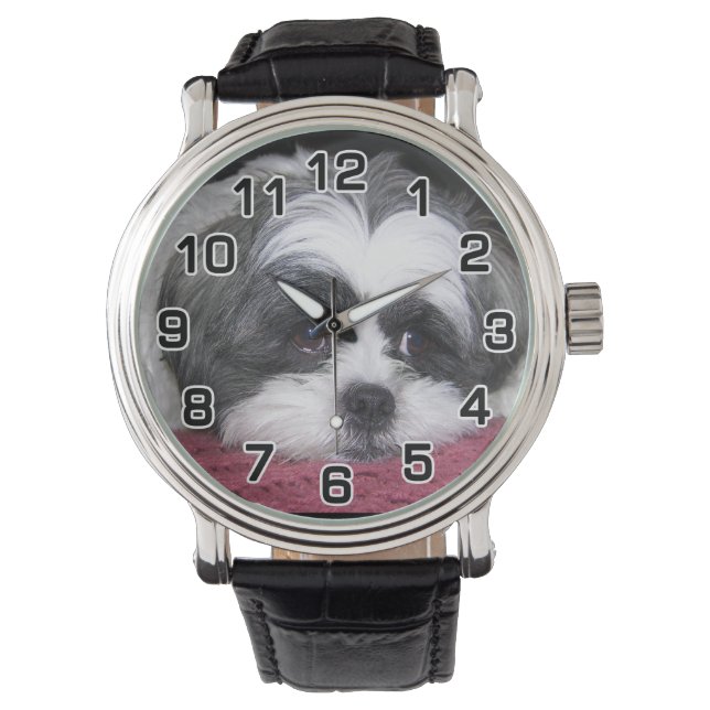 Shih Tzu Hund Armbandsur (Framsida)