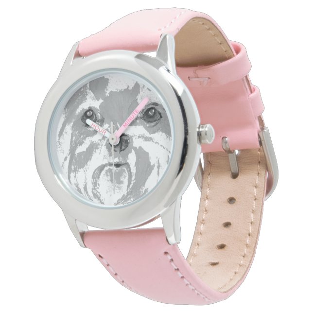 Shih Tzu Hund Armbandsur (Vinklad)